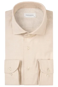 Heren t-shirt kortemouw bruin