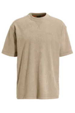 Heren t-shirt kortemouw bruin