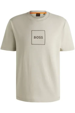 Heren t-shirt kortemouw bruin