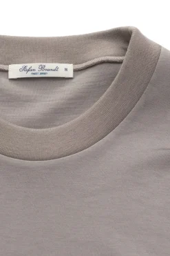 Heren t-shirt kortemouw bruin