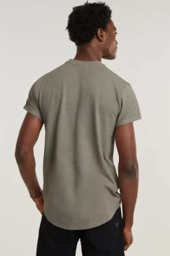 Heren t-shirt kortemouw bruin