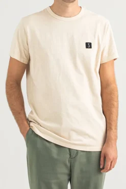 Heren t-shirt kortemouw bruin