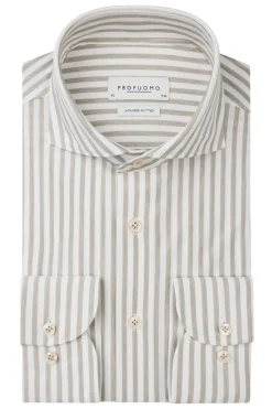 Heren t-shirt kortemouw bruin