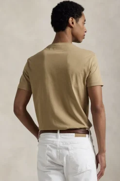 Heren t-shirt kortemouw bruin