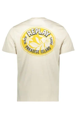Heren t-shirt kortemouw bruin