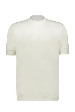 Heren t-shirt kortemouw ecru