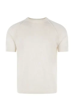Heren t-shirt kortemouw ecru