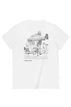 Heren t-shirt kortemouw ecru