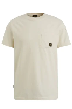 Heren t-shirt kortemouw ecru