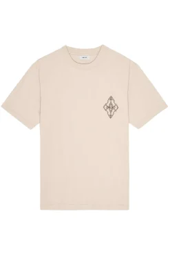 Heren t-shirt kortemouw ecru