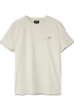 Heren t-shirt kortemouw ecru