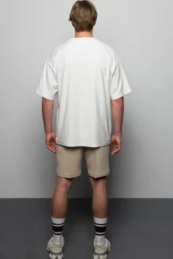 Heren t-shirt kortemouw ecru