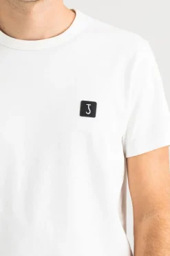Heren t-shirt kortemouw ecru