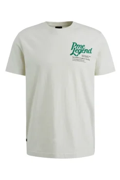 Heren t-shirt kortemouw ecru