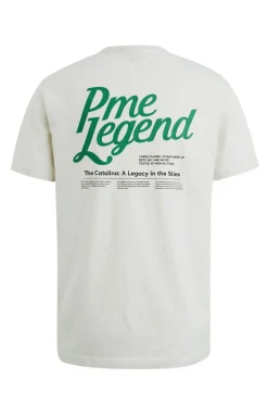 Heren t-shirt kortemouw ecru