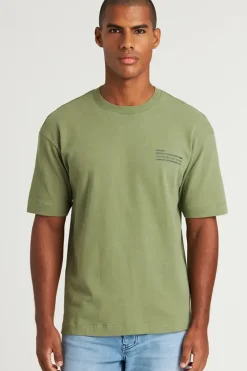 Heren t-shirt kortemouw groen