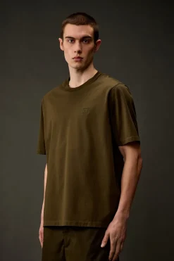 Heren t-shirt kortemouw groen