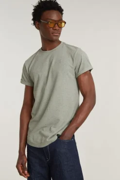 Heren t-shirt kortemouw grijs