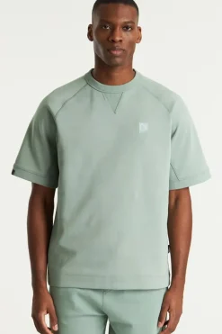 Heren t-shirt kortemouw groen