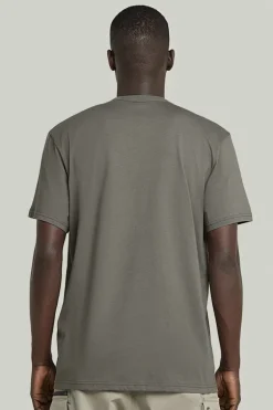 Heren t-shirt kortemouw grijs