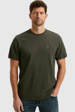 Heren t-shirt kortemouw groen