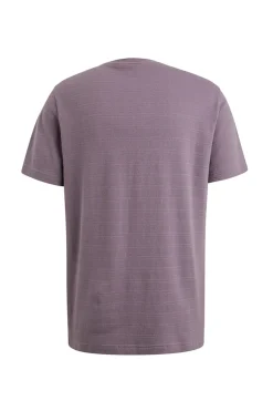 Heren t-shirt kortemouw paars