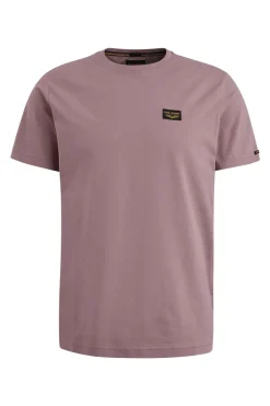 Heren t-shirt kortemouw paars