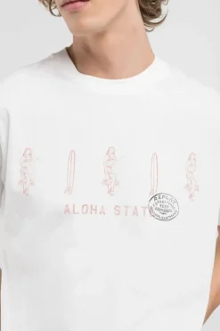 Heren t-shirt kortemouw wit
