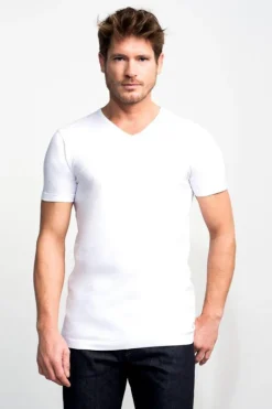 Heren t-shirt kortemouw wit