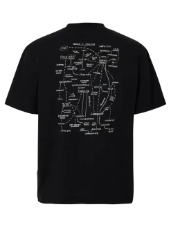 Heren t-shirt kortemouw zwart
