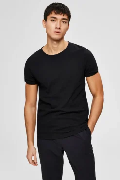 Heren t-shirt kortemouw zwart