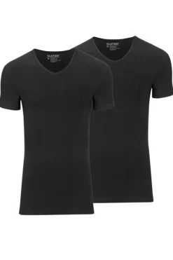 Heren t-shirt kortemouw zwart