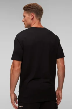 Heren t-shirt kortemouw zwart