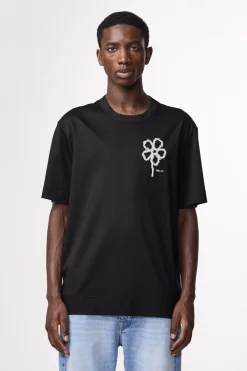 Heren t-shirt kortemouw zwart