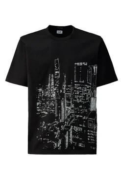Heren t-shirt kortemouw zwart