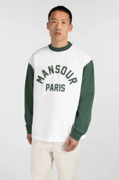 Heren t-shirt lange mouw wit