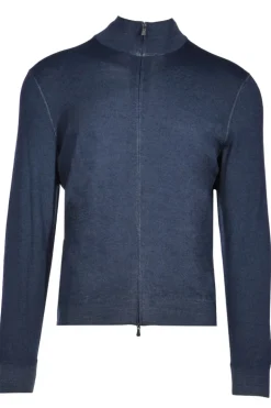 Heren vest blauw