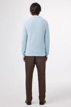 Heren vest blauw