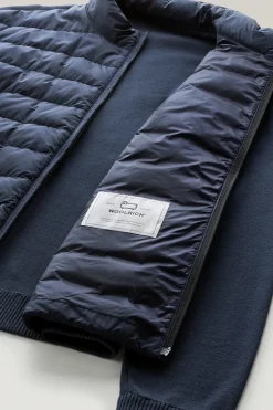 Heren vest blauw