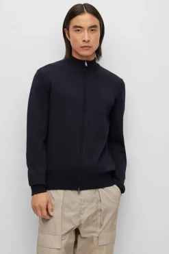 Heren vest blauw