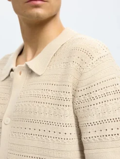 Heren vest bruin