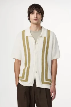 Heren vest ecru