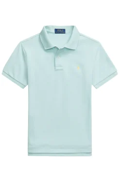 Jongens polo korte mouw blauw