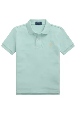 Jongens polo korte mouw blauw