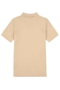 Jongens polo korte mouw bruin
