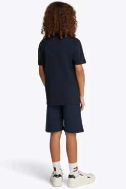 Jongens polo korte mouw blauw