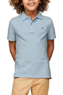Jongens polo korte mouw blauw