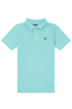 Jongens polo korte mouw blauw