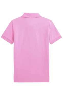 Jongens polo korte mouw rose
