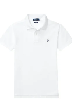 Jongens polo korte mouw wit